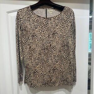 Lilly Pulitzer, Etta long sleeve top, Size XL, $18, Original $68